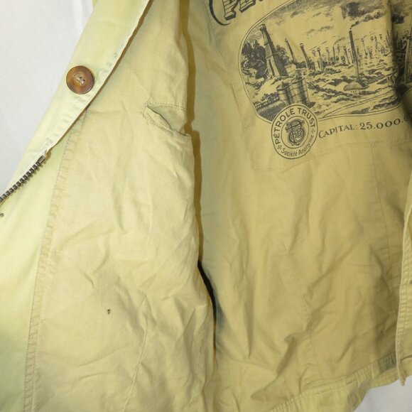 Daniel Hechter Petrole Trust Cotton Jacket Tan Long Sleeve Paris Chic Men's VTG - Picture 16 of 16